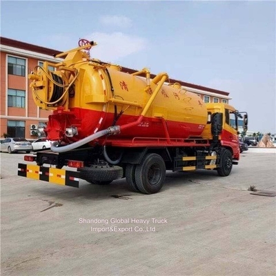 डोंगफेंग 6*4 उच्च स्थिति 290HP वैक्यूम सीवेज सक्शन टैंकर ट्रक सीवेज सक्शन ट्रक
