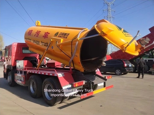 डोंगफेंग 6X4 18cbm 18tons वैक्यूम सीवेज सक्शन टैंकर ट्रक वैक्यूम सीवेज सक्शन ट्रक