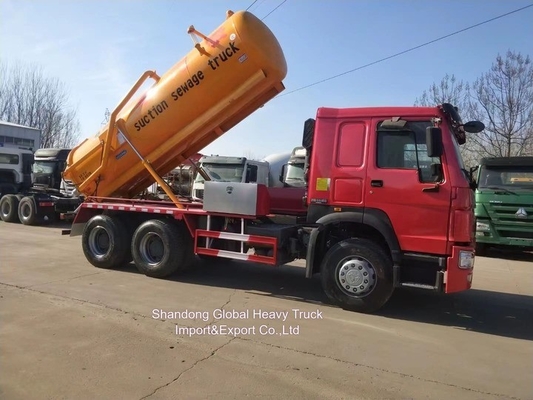 डोंगफेंग 6X4 18cbm 18tons वैक्यूम सीवेज सक्शन टैंकर ट्रक वैक्यूम सीवेज सक्शन ट्रक
