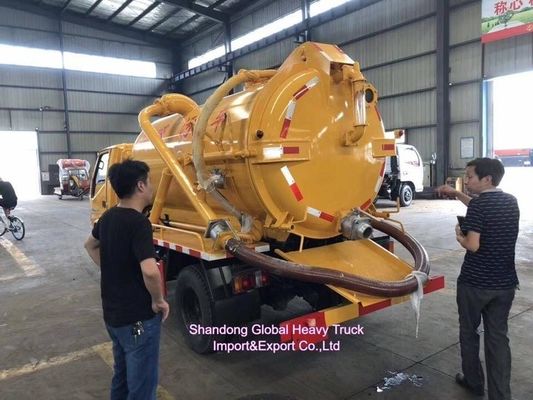 डोंगफेंग HOWO 4×2 सीवेज सक्शन ट्रक, 12m3 टैंक क्षमता और 190HP इंजन के साथ कुशल कीचड़ हटाने के लिए