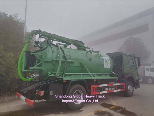 सिनोट्रुक 371HP 18000L वैक्यूम सीवेज सक्शन टैंकर ट्रक फैक्टरी मूल्य