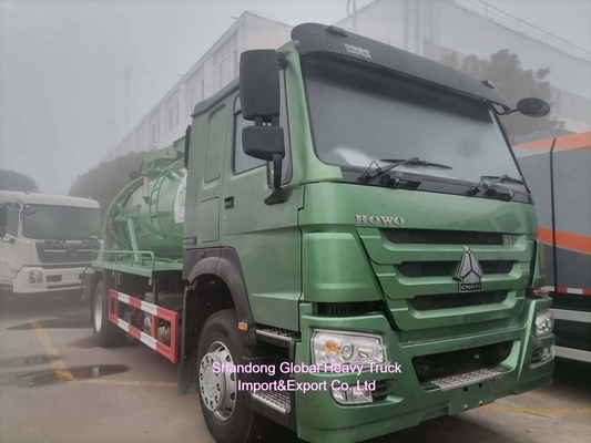 HOWO 20cbm 4*2 राइट हैंड ड्राइव 266HP सीवेज सक्शन ट्रक