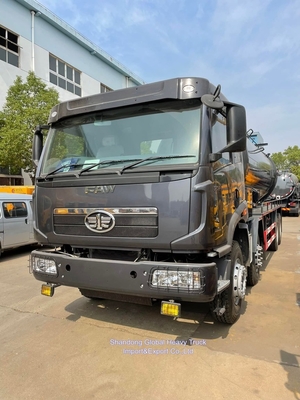 FAW 6X4 उच्च दबाव पंप 20000L 20 टन सीवर सफाई सक्शन ट्रक