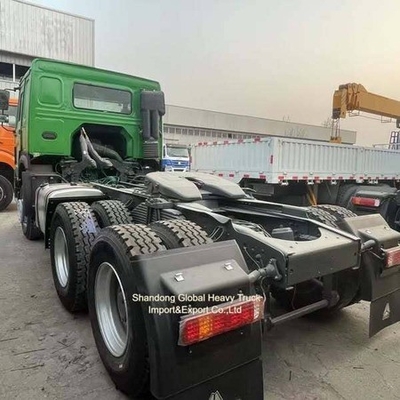 Howo 6x4 ट्रैक्टर ट्रक प्रयुक्त Sinotruk LHD RHD लंबी दूरी की ड्राइविंग ट्रेलर ट्रक सिर