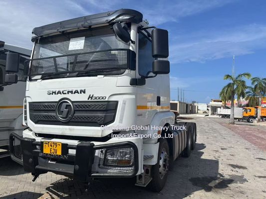 380HP 6X4 बाएं या दाएं हाथ ड्राइव Shacman F3000 ट्रैक्टर ट्रेलर ट्रक और ट्रैक्टर हेड ट्रक