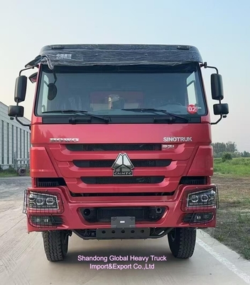 मैनुअल ट्रांसमिशन Sinotruk HOWO 380 HP 6X4 टिपर / डंपर / डंप ट्रक