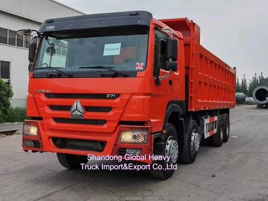 मैनुअल ट्रांसमिशन Sinotruk HOWO 380 HP 6X4 टिपर / डंपर / डंप ट्रक
