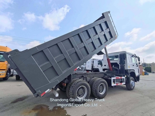 इस्तेमाल किया हुआ भारी डंपर ट्रक 6*4 375HP Sinotruk HOWO टिपर ट्रक डंपर ट्रक