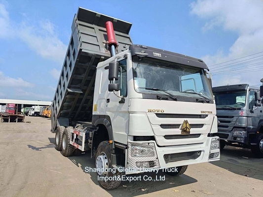 इस्तेमाल किया हुआ भारी डंपर ट्रक 6*4 375HP Sinotruk HOWO टिपर ट्रक डंपर ट्रक