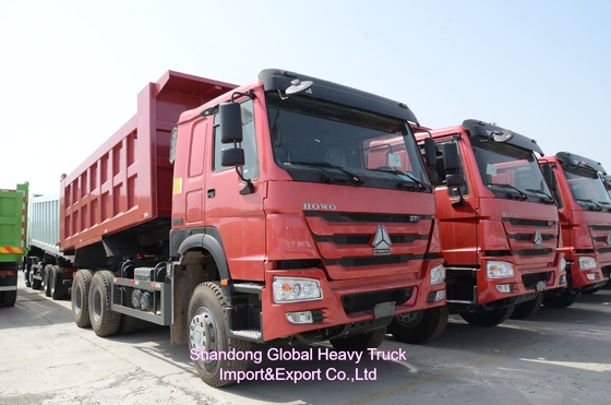 प्रयुक्त नई भारी शुल्क डीजल 6X4 Sino HOWO खान Sinotruk खनन टिपर टिपिंग डंप ट्रक
