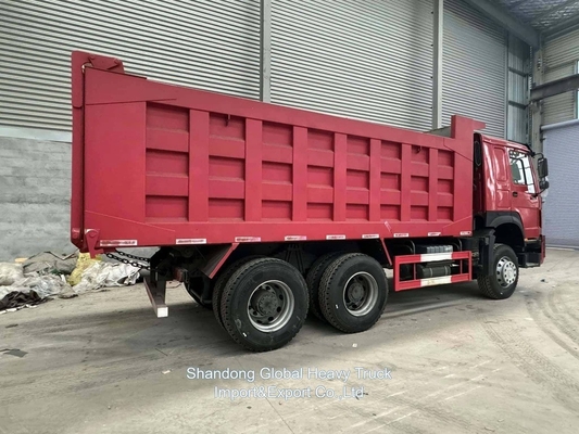 प्रयुक्त नई भारी शुल्क डीजल 6X4 Sino HOWO खान Sinotruk खनन टिपर टिपिंग डंप ट्रक