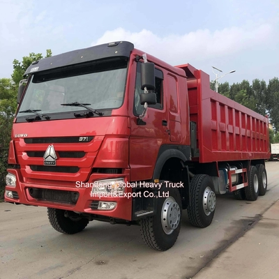 उच्च गुणवत्ता Sinotruk HOWO प्रयुक्त डंप टिपर ट्रक LHD/Rhd डीजल 400 हॉर्स पावर 6X4 डंप ट्रक