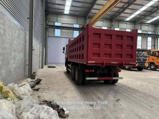 उच्च गुणवत्ता Sinotruk HOWO प्रयुक्त डंप टिपर ट्रक LHD/Rhd डीजल 400 हॉर्स पावर 6X4 डंप ट्रक