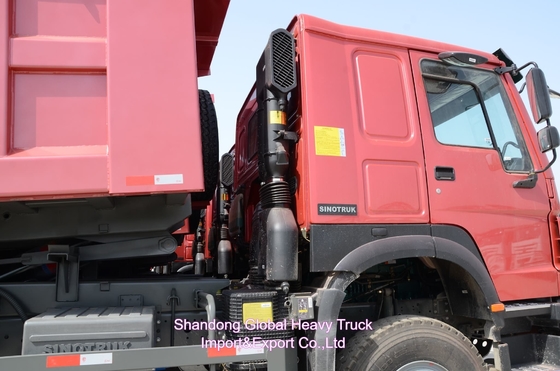 उच्च गुणवत्ता Sinotruk HOWO प्रयुक्त डंप टिपर ट्रक LHD/Rhd डीजल 400 हॉर्स पावर 6X4 डंप ट्रक