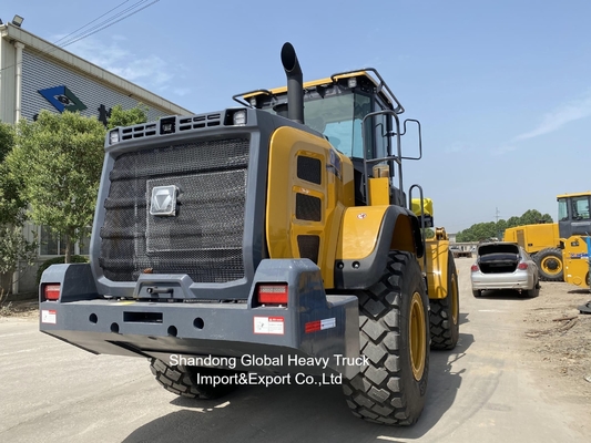 नई गर्म बिक्री 5 टन 4X4 मिनी डीजल इंजन फ्रंट व्हील लोडर Zl50gn 3.0m3 रॉक बाल्टी के साथ