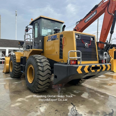 नई गर्म बिक्री 5 टन 4X4 मिनी डीजल इंजन फ्रंट व्हील लोडर Zl50gn 3.0m3 रॉक बाल्टी के साथ