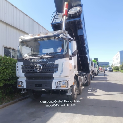 उच्च-प्रदर्शन खदान Shacman 8*4 f3000 371/380/400/430HP यूरो 2 डंप ट्रक