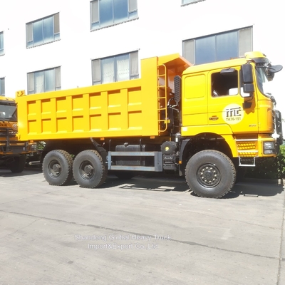 उच्च प्रदर्शन खान शाकमैन 371/380/400/430HP यूरो 2 डंप ट्रक भारी-ड्यूटी खनन ट्रक के लिए