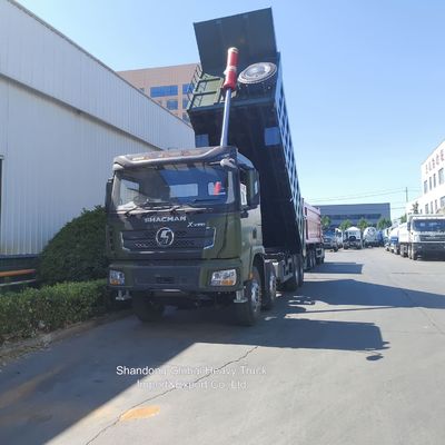 शकमैन X3000 डंप ट्रक 8X4 ड्राइव व्हील भारी ड्यूटी टिपर ट्रक जिसमें 31-40t लोड क्षमता और WEICHAI WP12 / WP13 इंजन है