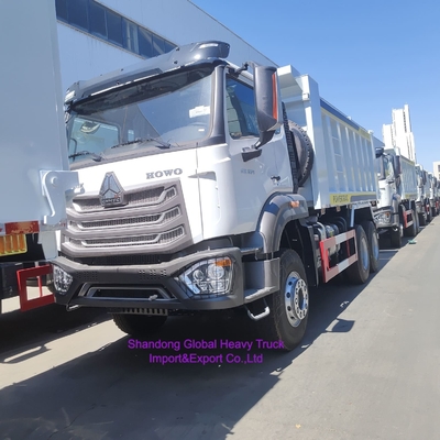 HOWO 10 पहियों 371 380HP 400HP 430HP खनन टिलपिंग टिलपर डंपर डंप ट्रक प्रयुक्त ट्रक