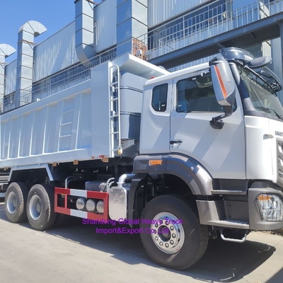 HOWO 10 पहियों 371 380HP 400HP 430HP खनन टिलपिंग टिलपर डंपर डंप ट्रक प्रयुक्त ट्रक