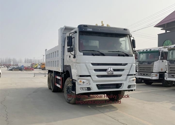 सेकंड हैंड 32 30 35 टन ट्रक टिपर डीजल प्रयुक्त Sinotruck HOWO 6X4 डंप ट्रक