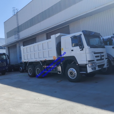 चीन ब्रांड HOWO Sinotruk डंपिंग ट्रक 6X4 10 टायर 400HP डंपिंग ट्रक
