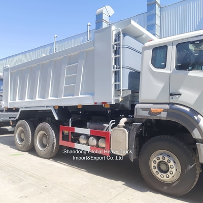 12 पहिया सिनोट्रक 40-60 टन प्रयुक्त HOWO 8X4 371HP 375HP 380HP डीजल ट्रक दाहिने हाथ का ड्राइव डंप ट्रक