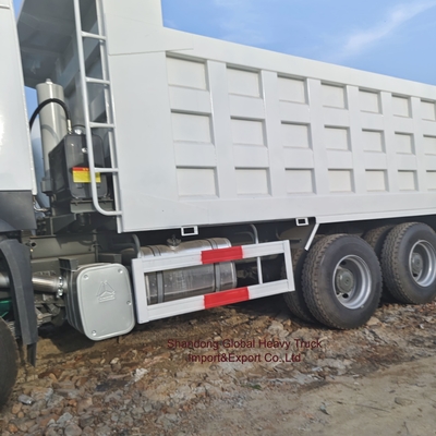 प्रयुक्त भारी डंपर ट्रक 6*4 375HP सिनोट्रक HOWO टिपर ट्रक