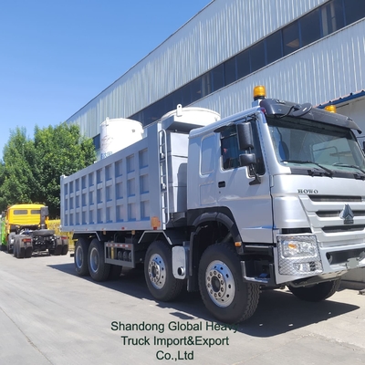 नए और इस्तेमाल किए गए 351/371/375/380/400/460/500/540HP शाकमैन सिनोट्रक 8*4 HOWO डंप ट्रक