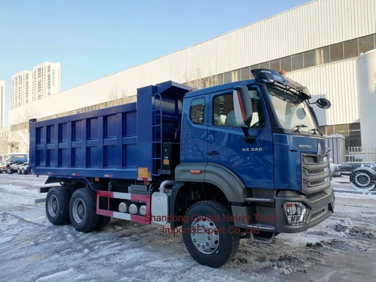 Sinotruk HOWO Nx Tx सेकंड हैंड 10 पहिया 371 HP 6X4 खनन टपर ट्रक