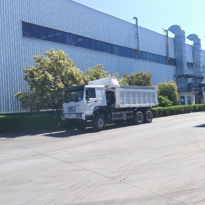 चीन सिनोट्रक HOWO 6X4 15 टन 10 पहिया टिपपर ट्रक 8X4 व्हीलर 371HP 375HP इस्तेमाल किए गए डंप ट्रक