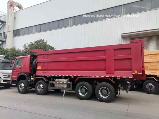 HOWO Nx 8*4 380 430HP 12 व्हील 12 टायर 30/40/50टन टिपर ट्रक डंप इस्तेमाल किया दूसरा हाथ डंपर ट्रक