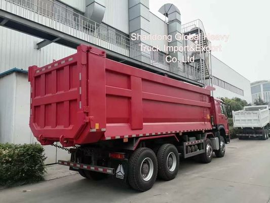 HOWO Nx 8*4 380 430HP 12 व्हील 12 टायर 30/40/50टन टिपर ट्रक डंप इस्तेमाल किया दूसरा हाथ डंपर ट्रक