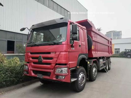 HOWO Nx 8*4 380 430HP 12 व्हील 12 टायर 30/40/50टन टिपर ट्रक डंप इस्तेमाल किया दूसरा हाथ डंपर ट्रक