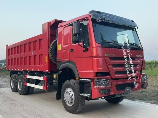 चीन सिनोट्रुक HOWO 6*4 10 पहियों के टायर 371hp 380hp 400hp 30 टन कार्गो ट्रैक्टर टिपर डंप ट्रक