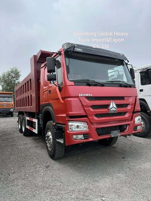 अच्छी गुणवत्ता 371HP 375HP 6*4 10 पहियों वाला इस्तेमाल किया गया HOWO डंप ट्रक टिपर ट्रक