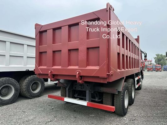अच्छी गुणवत्ता 371HP 375HP 6*4 10 पहियों वाला इस्तेमाल किया गया HOWO डंप ट्रक टिपर ट्रक