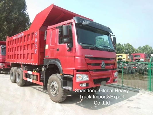 सेकंड-हैंड HOWO 10 व्हील्स 371HP/380HP/400HP/430HP डंप ट्रक टिपर ट्रक