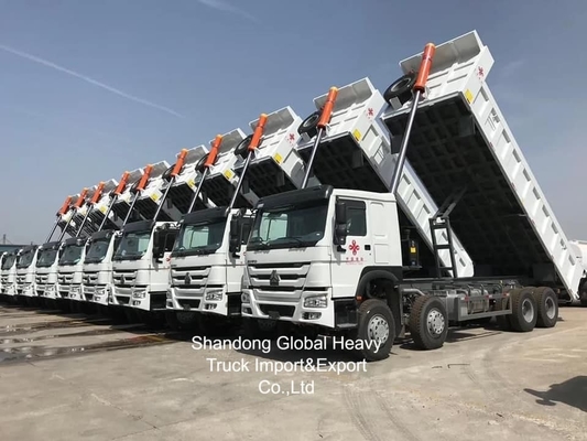 प्रयुक्त ग्लोबल हॉट सेलिंग HOWO 371hp 380hp डंप ट्रक 35 टन डंप ट्रक