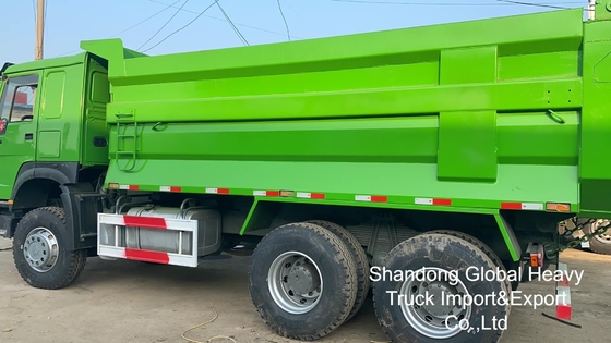 सेकंड-हैंड सिनोट्रुक HOWO 6X4/8X4 A7/T7 10/12 व्हीलर 371hp 18-25cbm हेवी ड्यूटी टिपर डंप ट्रक