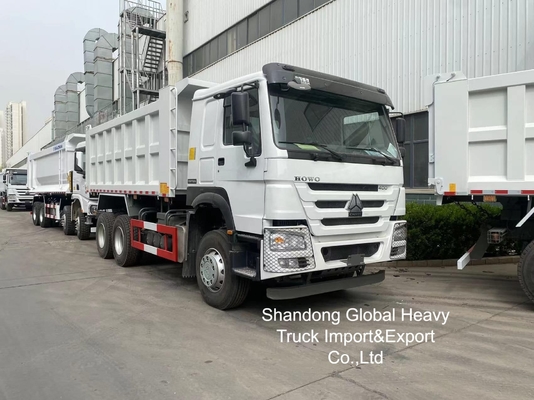 प्रयुक्त शैकमैन HOWO 10 पहियों 371HP/380HP/400HP/430HP डंप ट्रक टिपर ट्रक