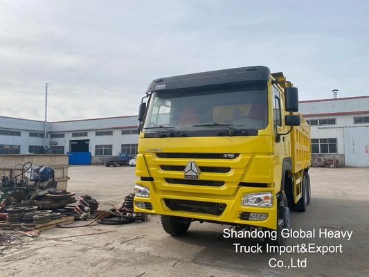 प्रयुक्त Sinotruk HOWO 6X4/8X4 A7/T7 10/12 व्हीलर 371hp/380hp18-25cbm भारी ड्यूटी टिपर डंप ट्रक
