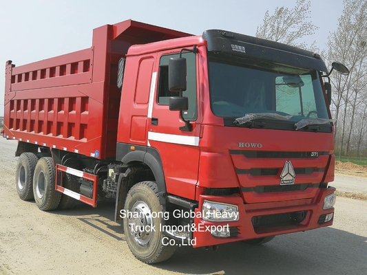 सेकंड-हैंड HOWO 10 व्हील्स 371HP/380HP/400HP/430HP डंप ट्रक टिपर ट्रक