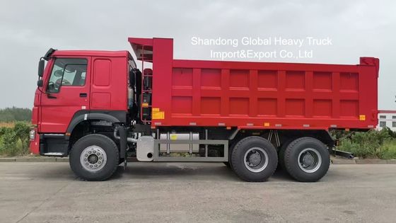 तंजानिया खनन संचालन के लिए 420HP इंजन और भारी शुल्क चेसिस के साथ HOWO 8×4 डंप ट्रक