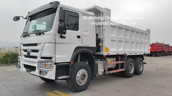 तंजानिया खनन संचालन के लिए 420HP इंजन और भारी शुल्क चेसिस के साथ HOWO 8×4 डंप ट्रक