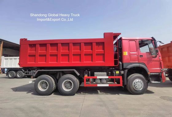 तंजानिया खनन के लिए 420HP इंजन और प्रबलित चेसिस के साथ भारी शुल्क HOWO 8×4 डंप ट्रक