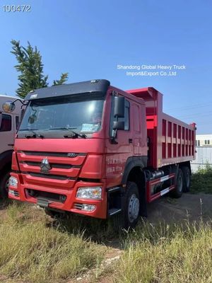 तंजानिया खनन के लिए 420HP इंजन और प्रबलित चेसिस के साथ भारी शुल्क HOWO 8×4 डंप ट्रक