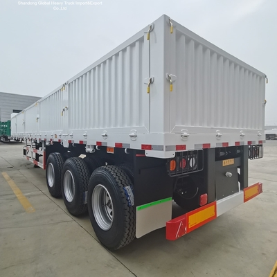 4 Axles 100 Tons Capacity Premium Customized Fence Cargo Semi Trailer for Heavy Load Transport