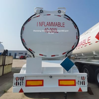 3-5 Chambers 13T FUWA or BPW Axle 12R22.5 Tires Fuel Tanker Semi Trailer for Heavy Duty Oil Transport